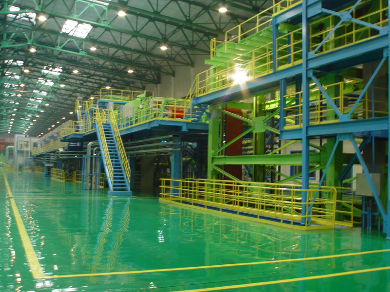 鞍鋼彩涂生產(chǎn)線