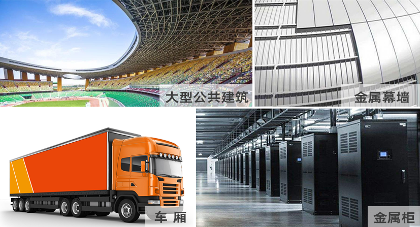 粉末彩涂板應(yīng)用領(lǐng)域2