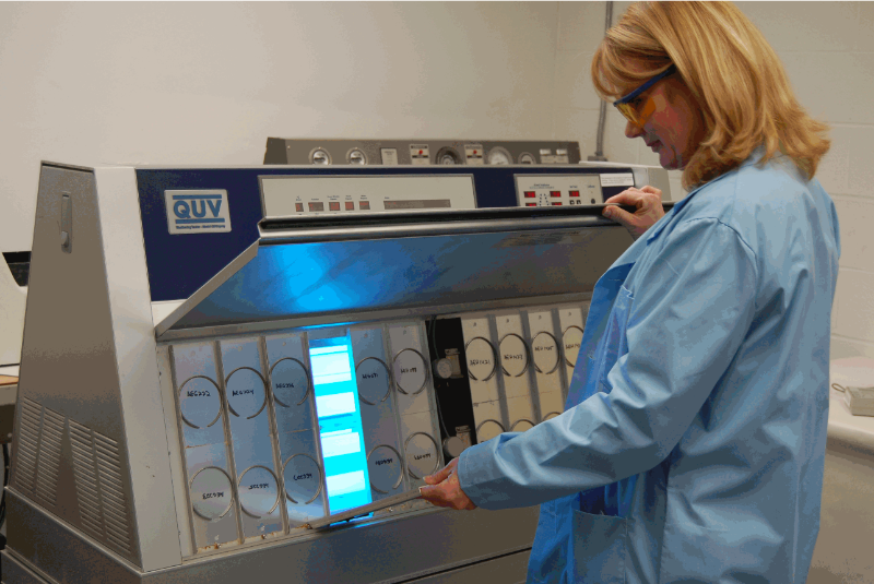 彩涂板紫外線加速老化測(cè)試