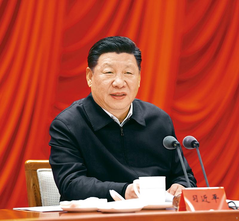 　　2019年1月21日，省部級主要領(lǐng)導(dǎo)干部堅持底線思維著力防范化解重大風(fēng)險專題研討班在中央黨校開班。中共中央總書記、國家主席、中央軍委主席習(xí)近平在開班式上發(fā)表重要講話。 新華社記者 饒愛民/攝