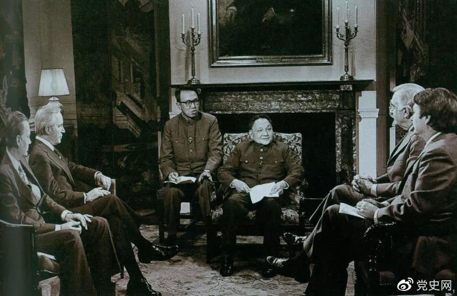 1979年1月31日,鄧小平在華盛頓接受美國廣播電視界采訪。